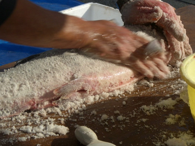 塩引き鮭の製法